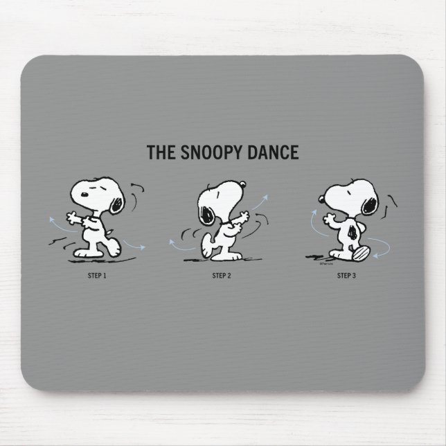Peanuts | The Snoopy Dance Mouse Mat (Front)
