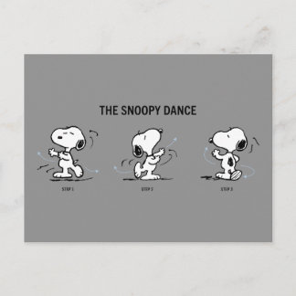 Peanuts | The Snoopy Dance Postcard