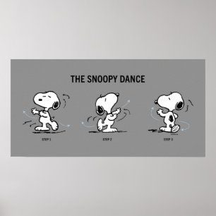 Peanuts The Snoopy Dance Poster