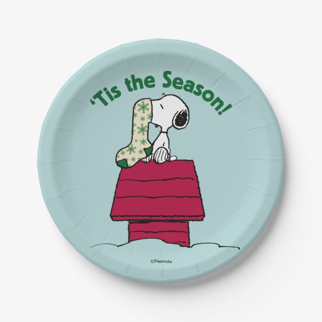 Peanuts | 'Tis the Season! Paper Plate (Front)