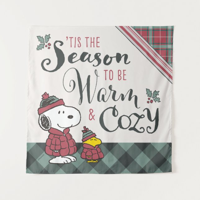Peanuts | Tis the Season To Be Cosy Tapestry (Front)