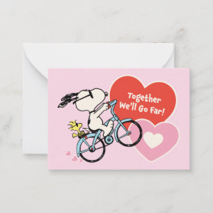 Peanuts Together We'll Go Far Card
