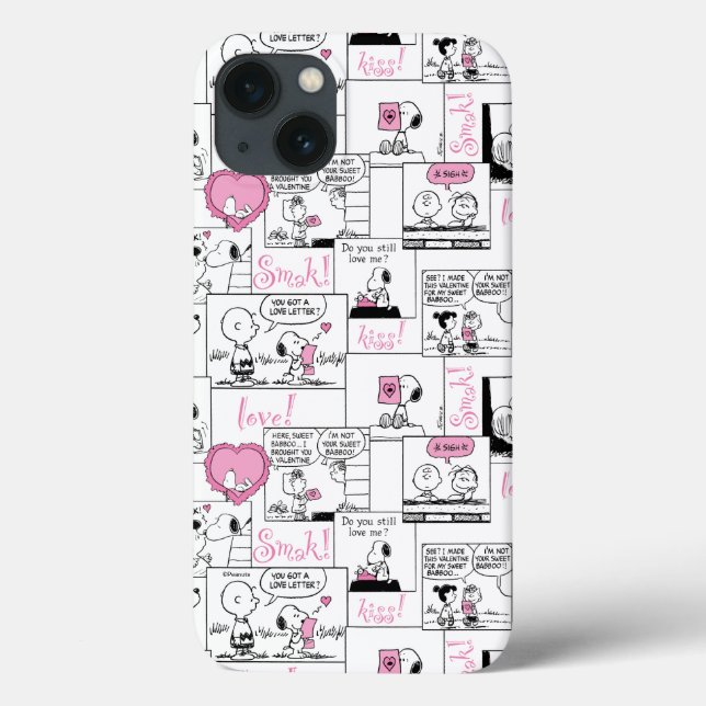 Peanuts | Valentine Heart Love Pattern Case-Mate iPhone Case (Back)