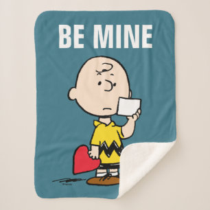 Peanuts   Valentine's Day Charlie Brown Sherpa Blanket