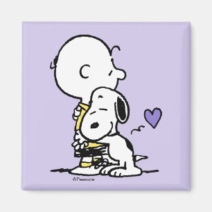 Peanuts   Valentine's Day   Charlie Brown & Snoopy Magnet