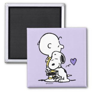 Peanuts   Valentine's Day   Charlie Brown & Snoopy Magnet