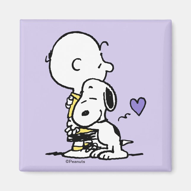 Peanuts | Valentine's Day | Charlie Brown & Snoopy Magnet (Front)