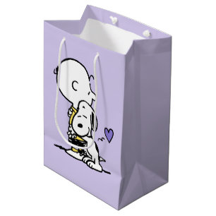 Peanuts Valentine's Day Charlie Brown & Snoopy Medium Gift Bag
