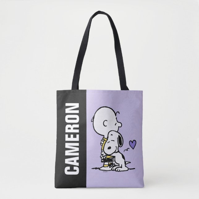 Peanuts | Valentine's Day | Charlie Brown & Snoopy Tote Bag (Front)
