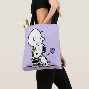 Peanuts   Valentine's Day   Charlie Brown & Snoopy Tote Bag