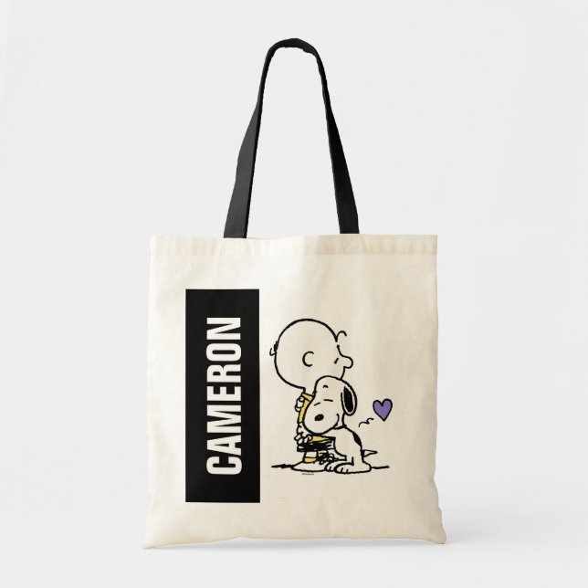 Peanuts | Valentine's Day | Charlie Brown & Snoopy Tote Bag (Front)