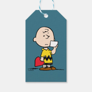 Peanuts   Valentine's Day Charlie Brown Valentine Gift Tags
