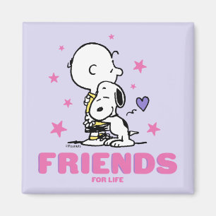 Peanuts   Valentine's Day   Friends For Life Magnet