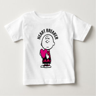 Peanuts   Valentine's Day   Heart Charlie Brown Baby T-Shirt