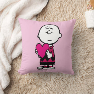Peanuts   Valentine's Day   Heart Charlie Brown Cushion
