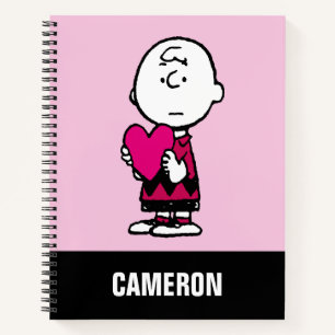Peanuts   Valentine's Day   Heart Charlie Brown Notebook