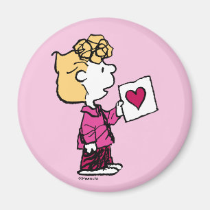 Peanuts   Valentine's Day   Sally Valentine Card Magnet