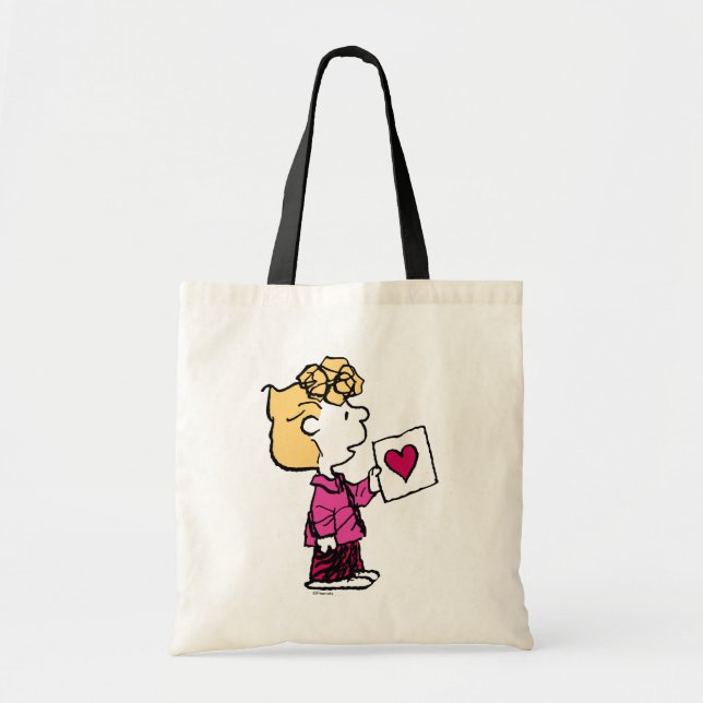 Peanuts | Valentine's Day | Sally Valentine Card Tote Bag (Front)