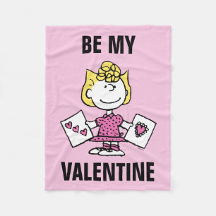 Peanuts   Valentine's Day   Sally Valentines Fleece Blanket