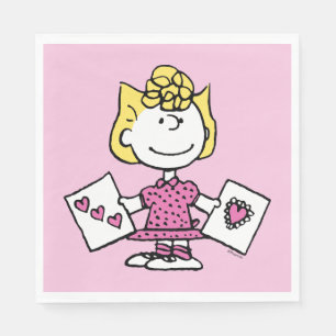 Peanuts Valentine's Day Sally Valentines Napkin