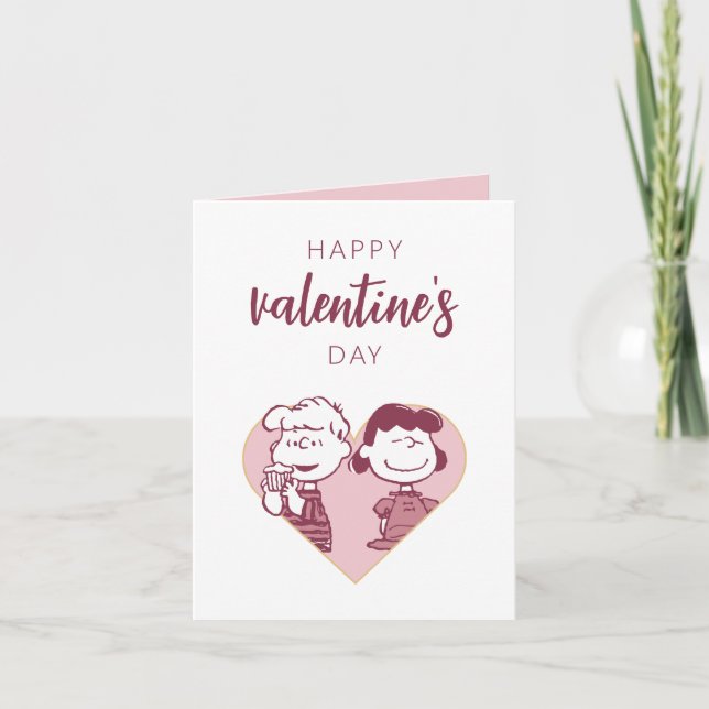 Peanuts | Valentine's Day | Schroeder & Lucy Card (Front)