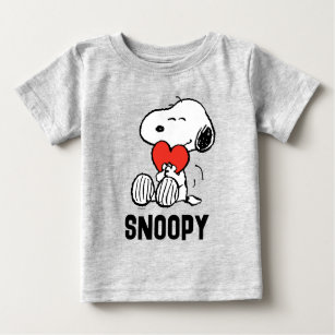 Peanuts   Valentine's Day   Snoopy Heart Hug Baby T-Shirt