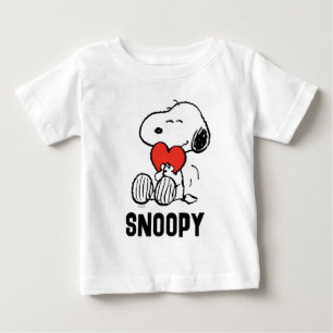 Peanuts   Valentine's Day   Snoopy Heart Hug Baby T-Shirt