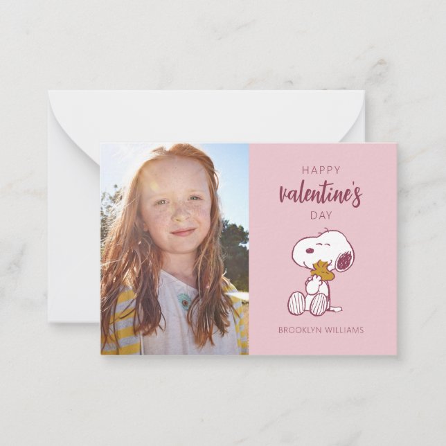 Peanuts | Valentine's Day | Snoopy Heart Hug Card (Front)