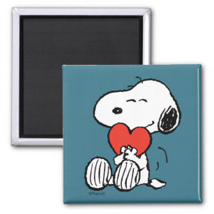 Peanuts   Valentine's Day   Snoopy Heart Hug Magnet