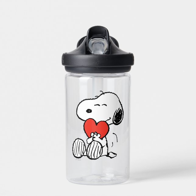 Peanuts | Valentine's Day | Snoopy Heart Hug Water Bottle (Front)