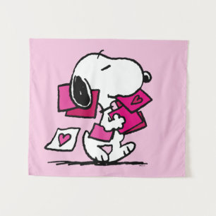 Peanuts   Valentine's Day   Snoopy With Valentines Tapestry