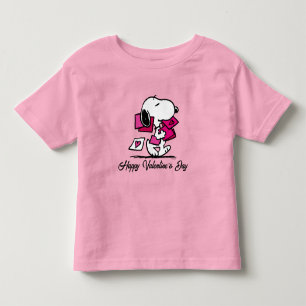 Peanuts   Valentine's Day   Snoopy With Valentines Toddler T-Shirt