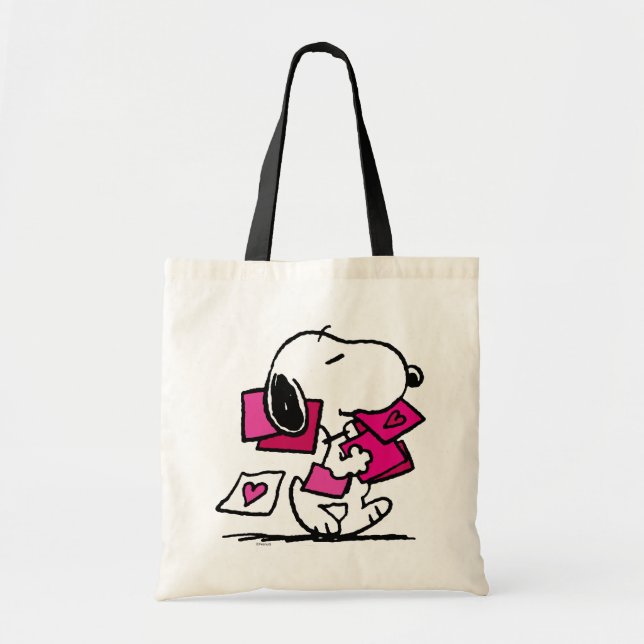 Peanuts | Valentine's Day | Snoopy With Valentines Tote Bag (Front)