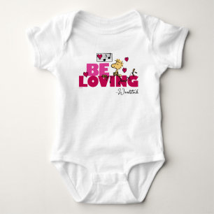 Peanuts   Valentine's Day   Woodstock Be Loving Baby Bodysuit