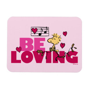 Peanuts   Valentine's Day   Woodstock Be Loving Magnet