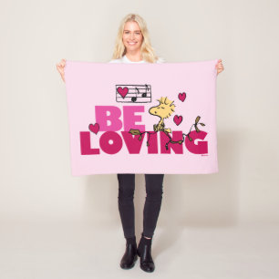 Peanuts   Valentine's Day   Woodstock Fleece Blanket