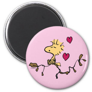 Peanuts   Valentine's Day   Woodstock Whistle Magnet