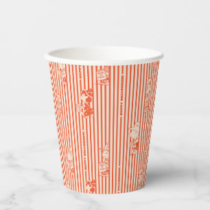 Peanuts   Vintage Happy Halloween Pattern Paper Cups