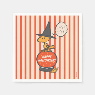 Peanuts   Vintage Woodstock Witch Stripes Napkin