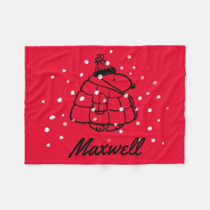 Peanuts   Warm & Cosy   Add Your Name Fleece Blanket