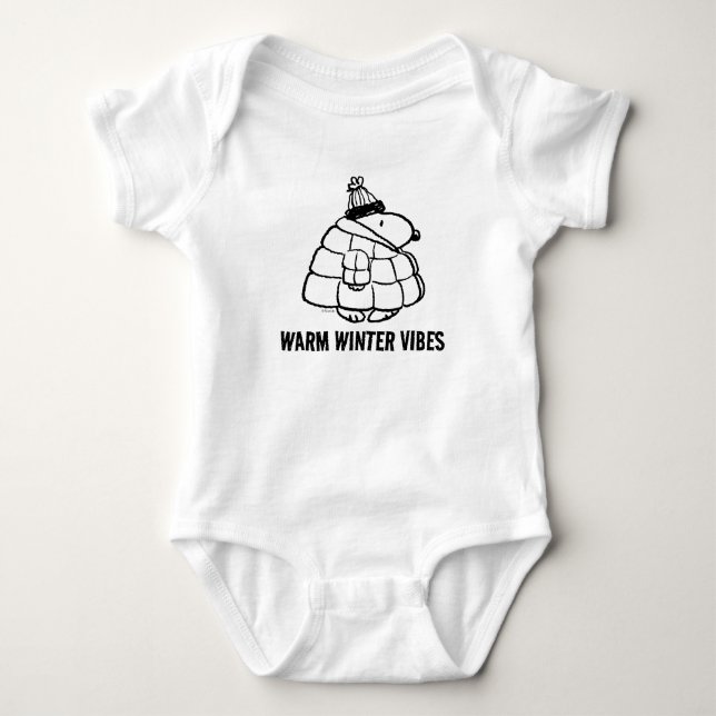 Peanuts | Warm & Cosy Baby Bodysuit (Front)