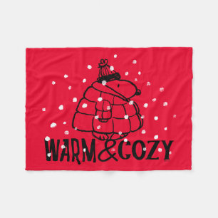 Peanuts   Warm & Cosy Fleece Blanket