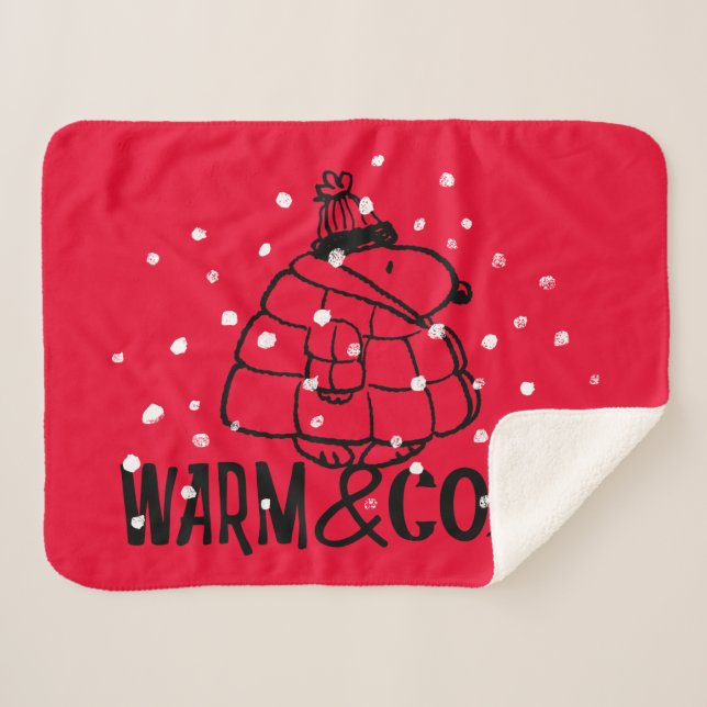 Peanuts | Warm & Cosy Sherpa Blanket (Front (Horizontal))