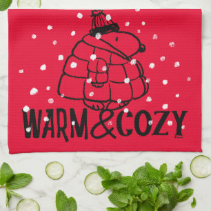 Peanuts   Warm & Cosy Tea Towel
