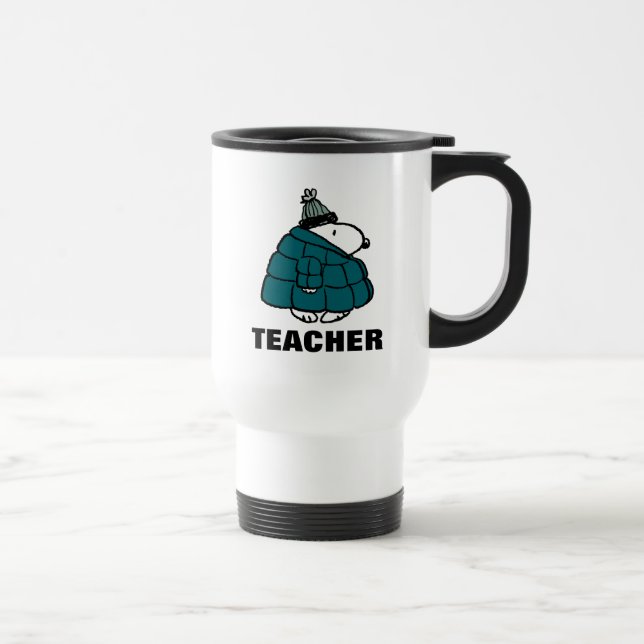 Peanuts | Warm & Cosy Teacher Travel Mug (Right)