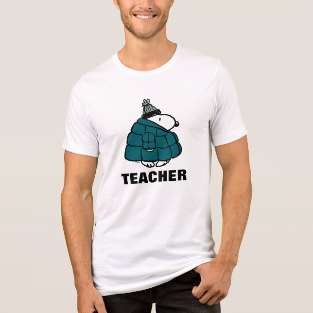 Peanuts | Warm & Cosy Teacher Tri-Blend Shirt (Front)