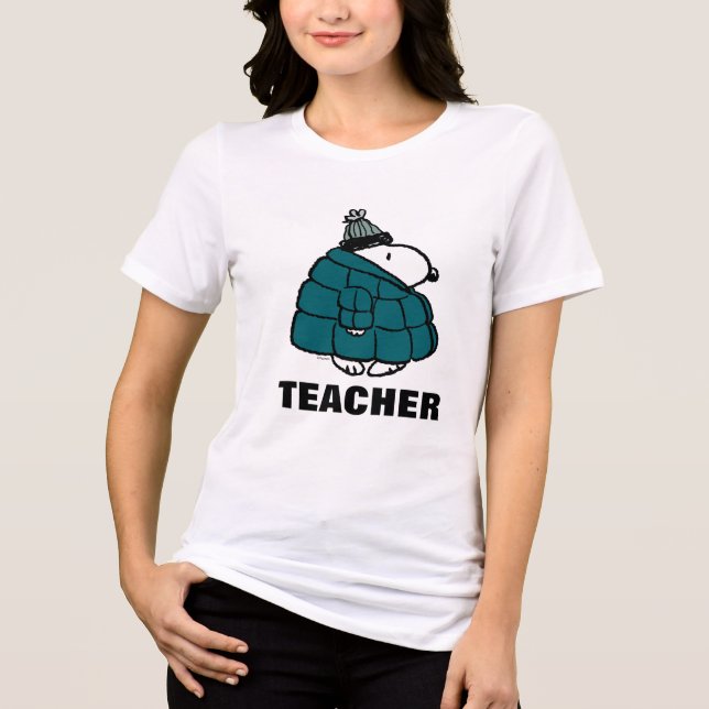 Peanuts | Warm & Cosy Teacher Tri-Blend Shirt (Front)