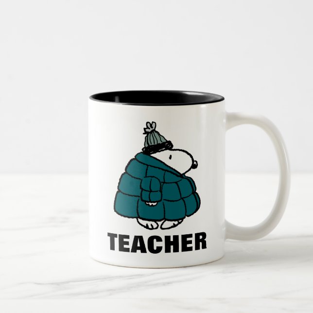 Peanuts | Warm & Cosy Teacher Two-Tone Coffee Mug (Right)