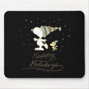Peanuts Winter Skating Mouse Mat