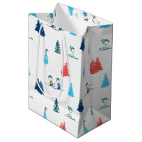 Peanuts | Winter Skiing the Slopes Pattern